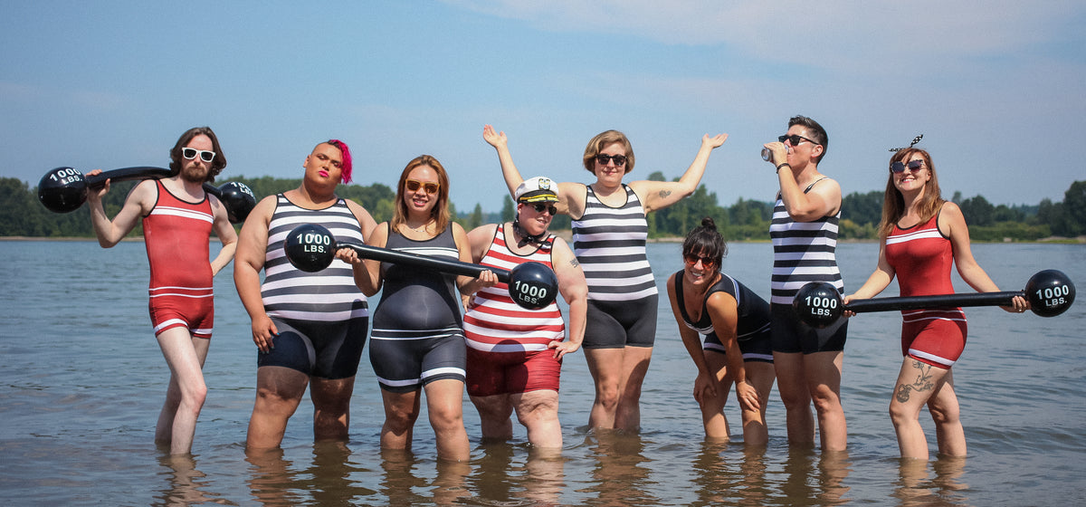 Beefcake Swimwear Sustainable, genderneutral swimsuits.